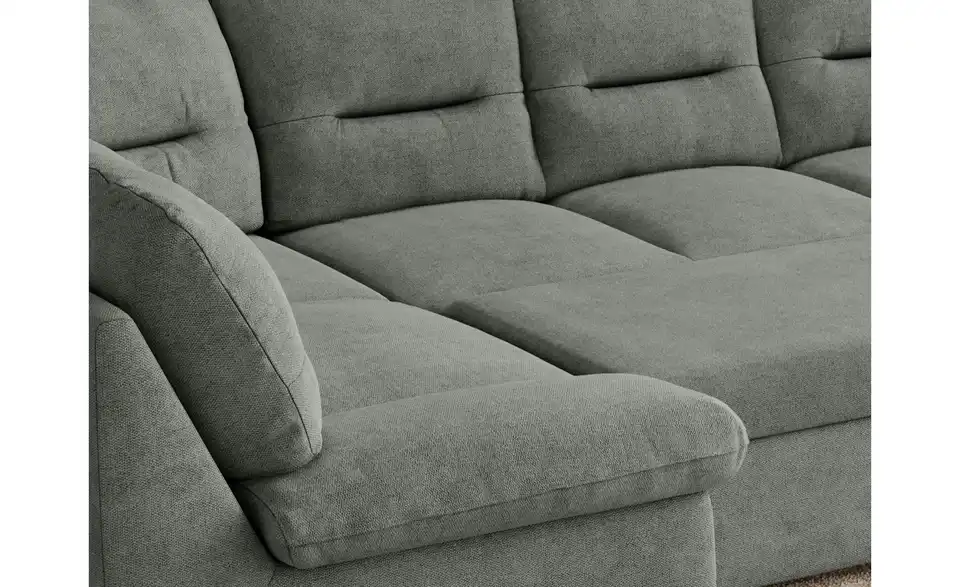 Wohnlandschaft Hellgrau, Detailansicht