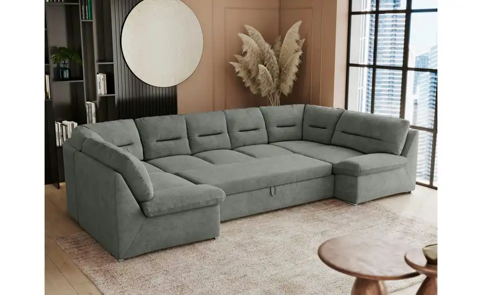 Wohnlandschaft Hellgrau, Funktionsansicht