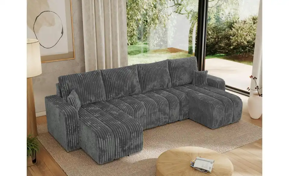 Wohnlandschaft Dunkelgrau, in Wohnsituation