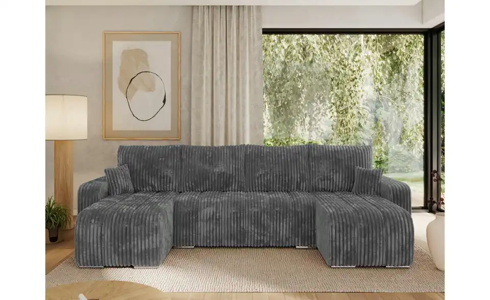 Wohnlandschaft Dunkelgrau, in Wohnsituation