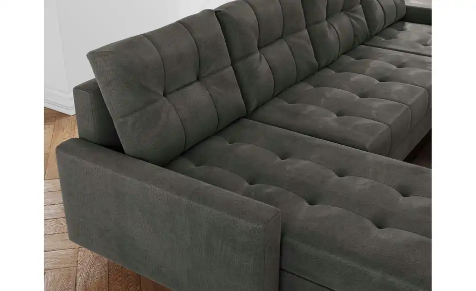 Wohnlandschaft Astra mit Schlaffunktion, Detailansicht