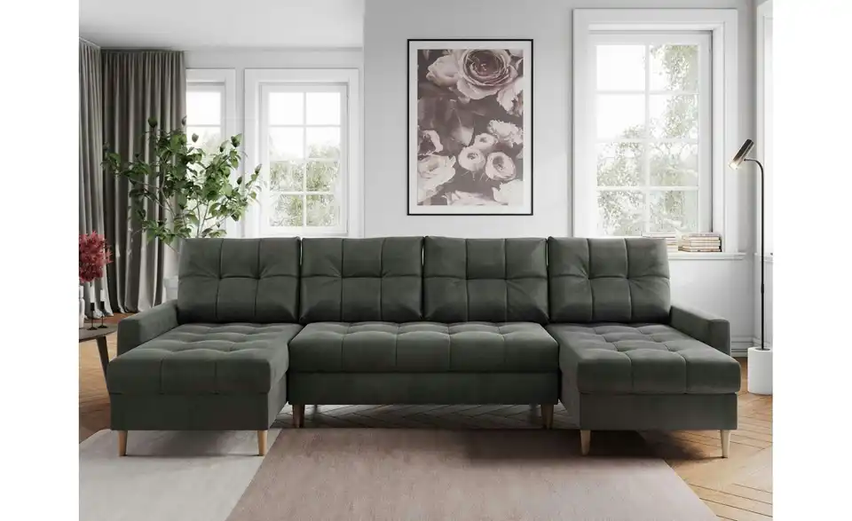 Wohnlandschaft Astra mit Schlaffunktion, in Wohnsituation