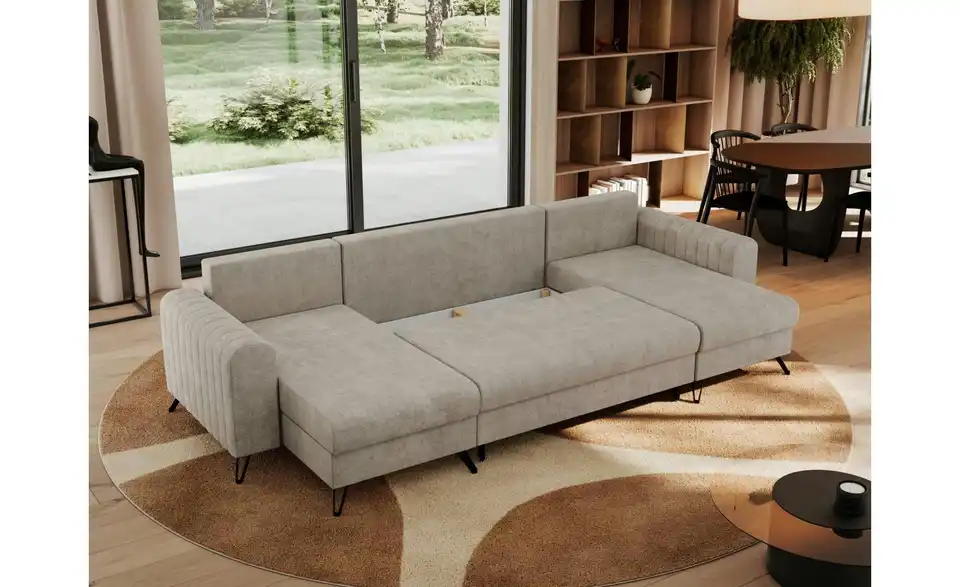 Wohnlandschaft Beige, Funktionsansicht