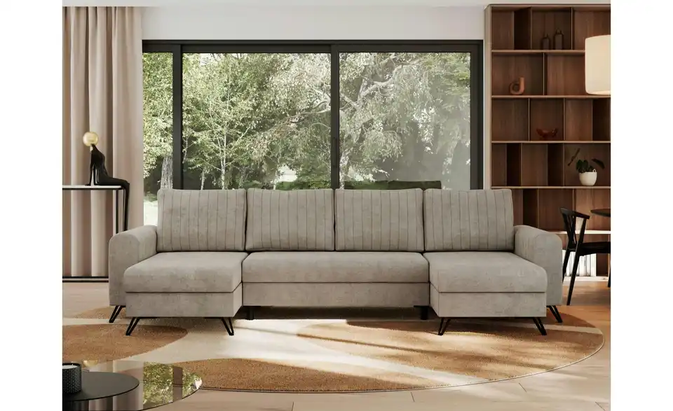 Wohnlandschaft Beige, in Wohnsituation