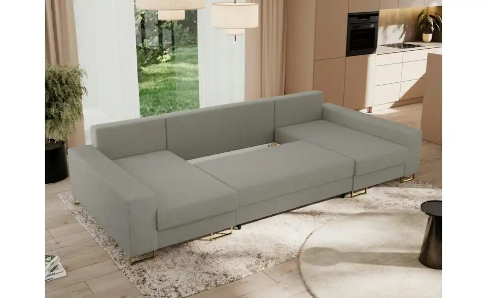 Wohnlandschaft Hellgrau, Funktionsansicht