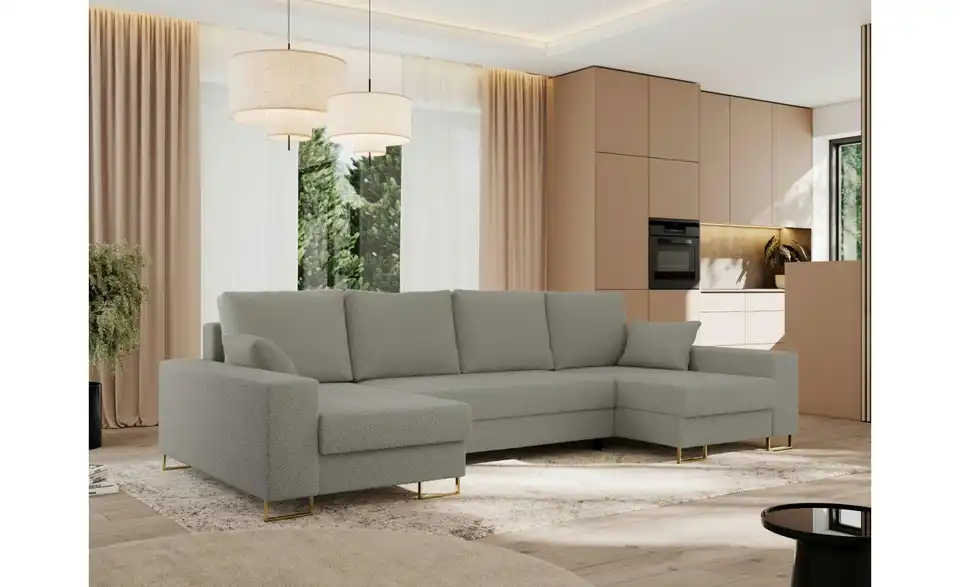 Wohnlandschaft Hellgrau, in Wohnsituation