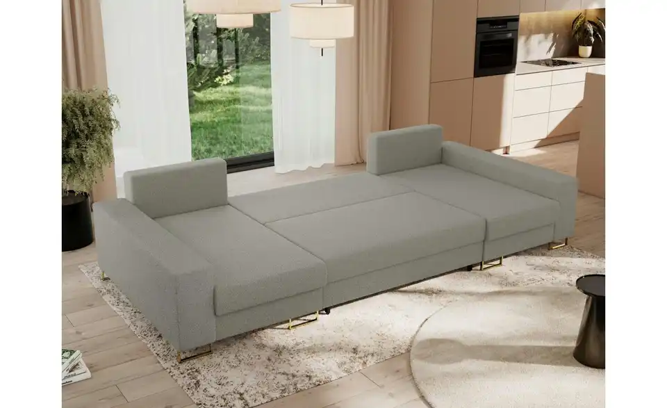 Wohnlandschaft Hellgrau, in Wohnsituation