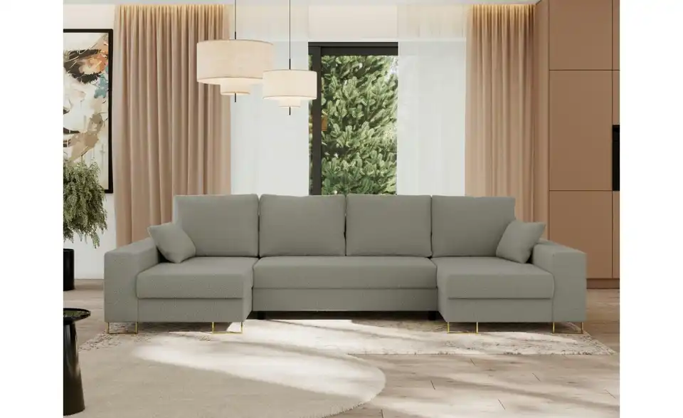 Wohnlandschaft Hellgrau, in Wohnsituation