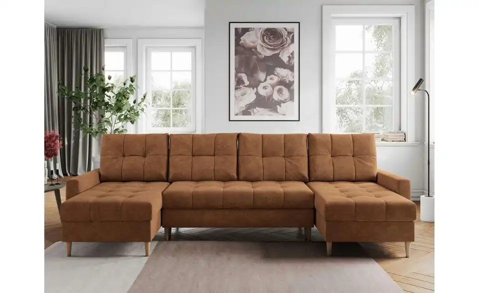 Wohnlandschaft Astra mit Schlaffunktion, in Wohnsituation