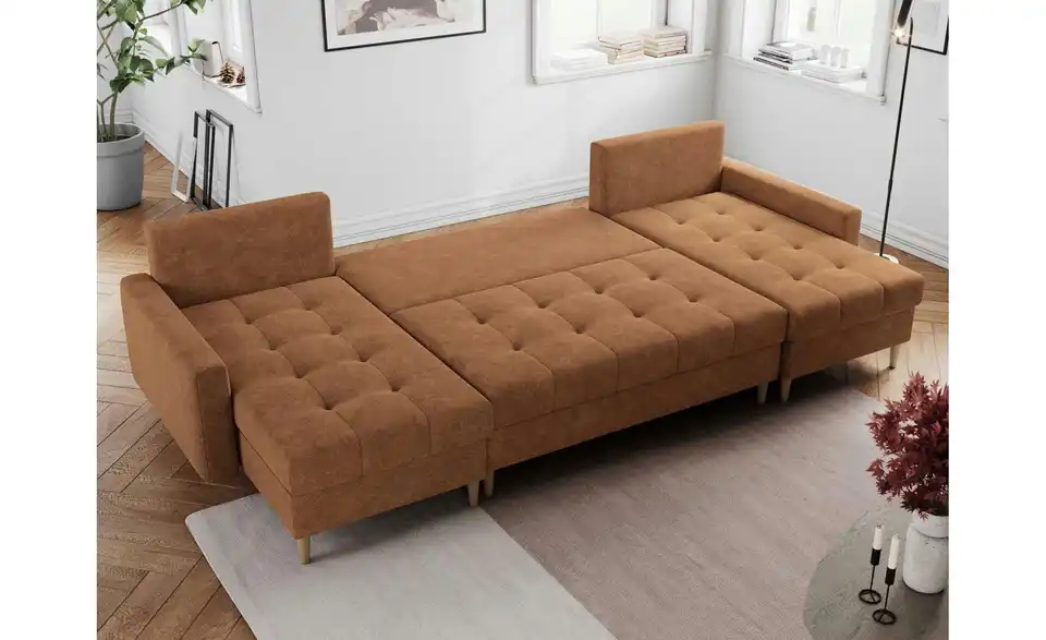 Wohnlandschaft Astra mit Schlaffunktion, in Wohnsituation