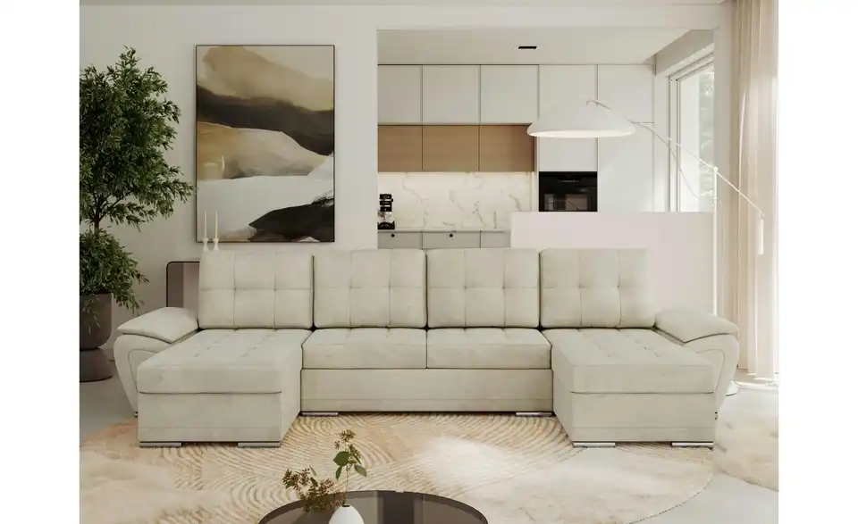 Wohnlandschaft Umbria mit Schlaffunktion, in Wohnsituation