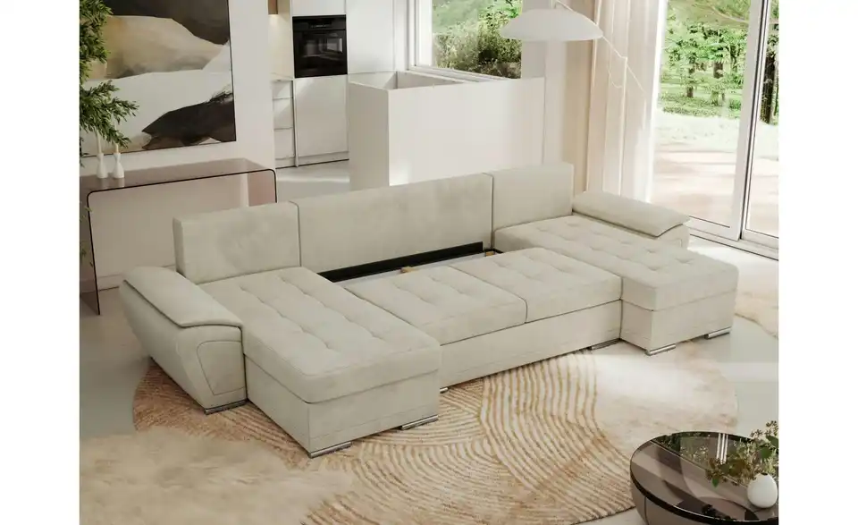 Wohnlandschaft Umbria mit Schlaffunktion, in Wohnsituation