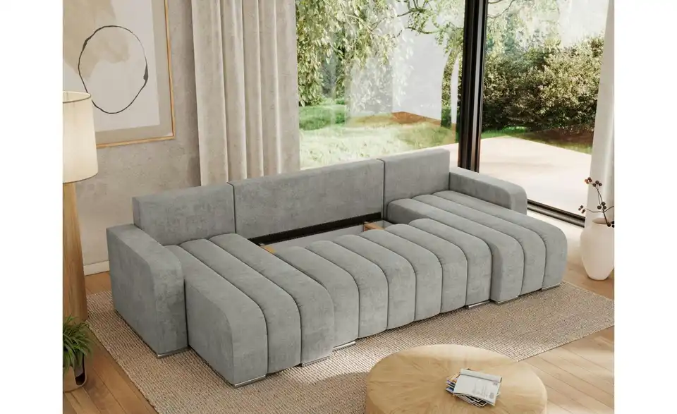 Wohnlandschaft Hellgrau, Funktionsansicht