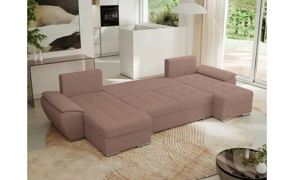 Wohnlandschaft Umbria mit Schlaffunktion, Funktionsansicht