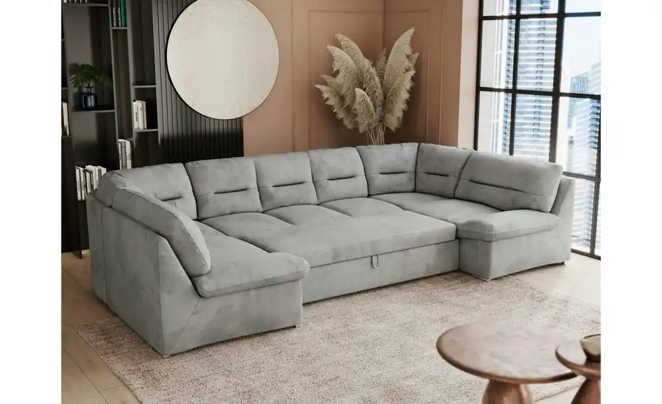 Wohnlandschaft Hellgrau, Funktionsansicht