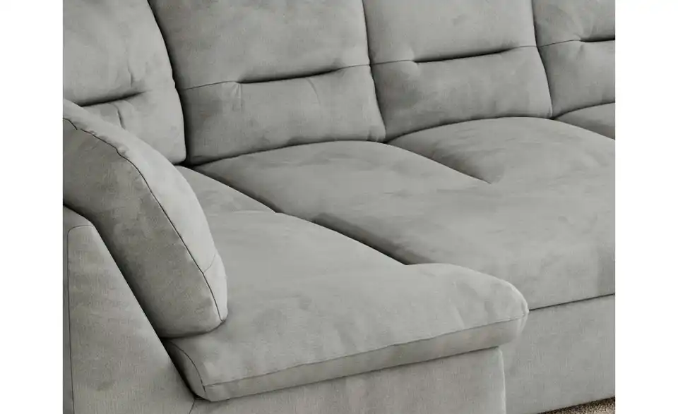 Wohnlandschaft Hellgrau, Detailansicht