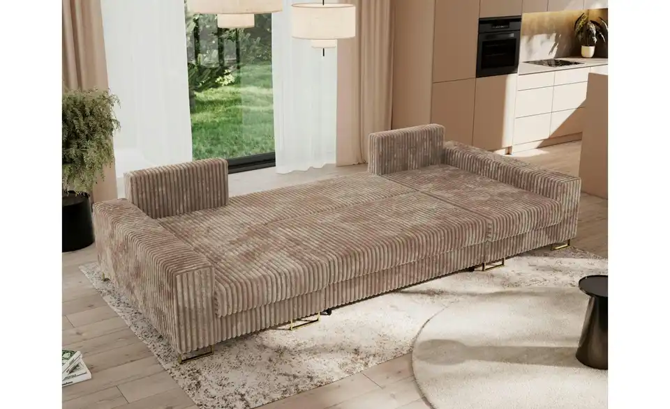 Wohnlandschaft Dorain mit Schlaffunktion, in Wohnsituation