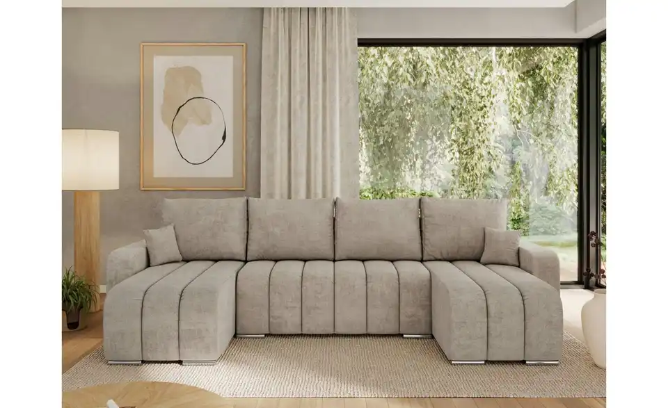 Wohnlandschaft Beige, in Wohnsituation