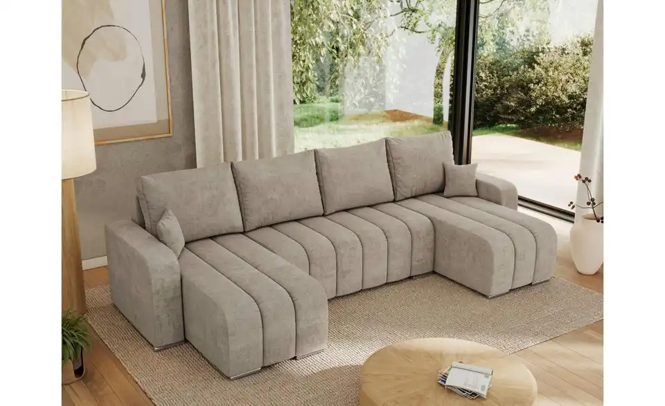 Wohnlandschaft Beige, in Wohnsituation