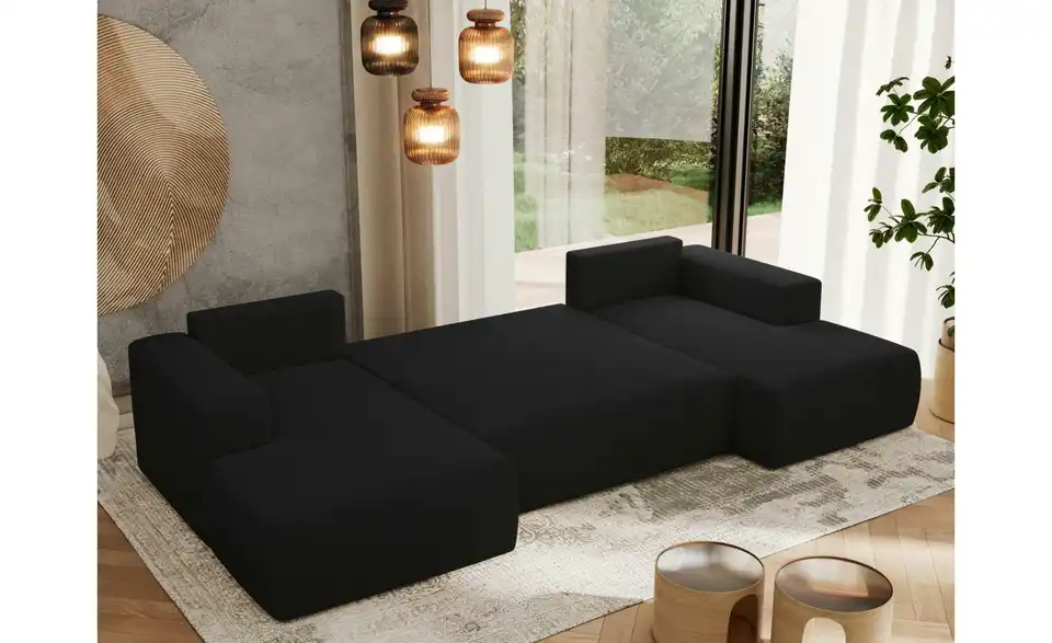 Wohnlandschaft Schwarz, Funktionsansicht