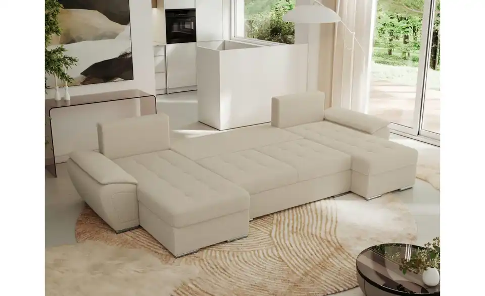 Wohnlandschaft Umbria mit Schlaffunktion, Funktionsansicht