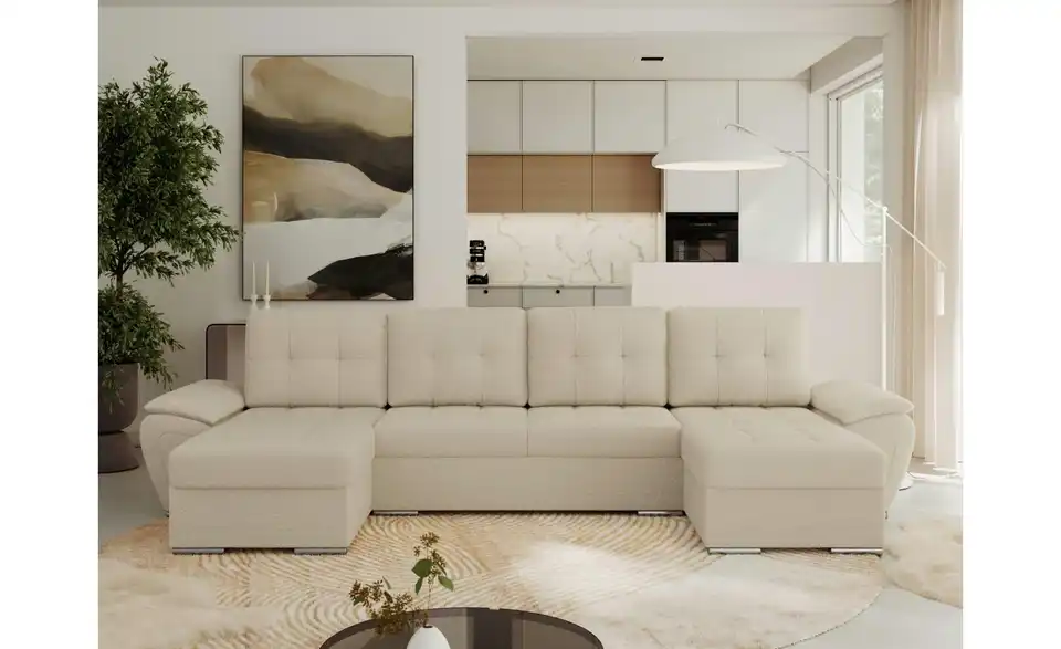 Wohnlandschaft Umbria mit Schlaffunktion, in Wohnsituation