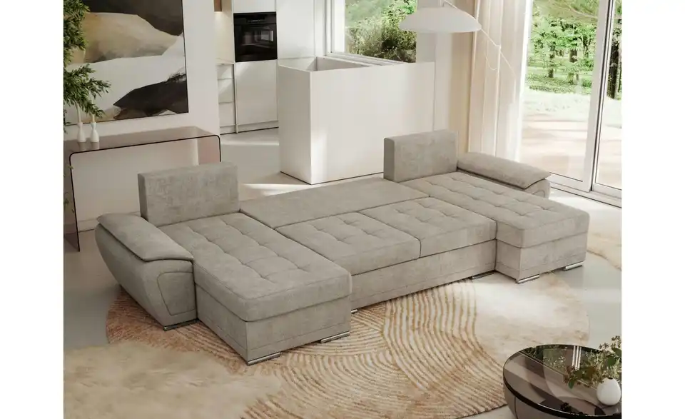 Wohnlandschaft Umbria mit Schlaffunktion, Funktionsansicht