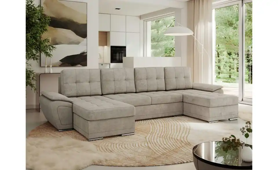 Wohnlandschaft Umbria mit Schlaffunktion, in Wohnsituation