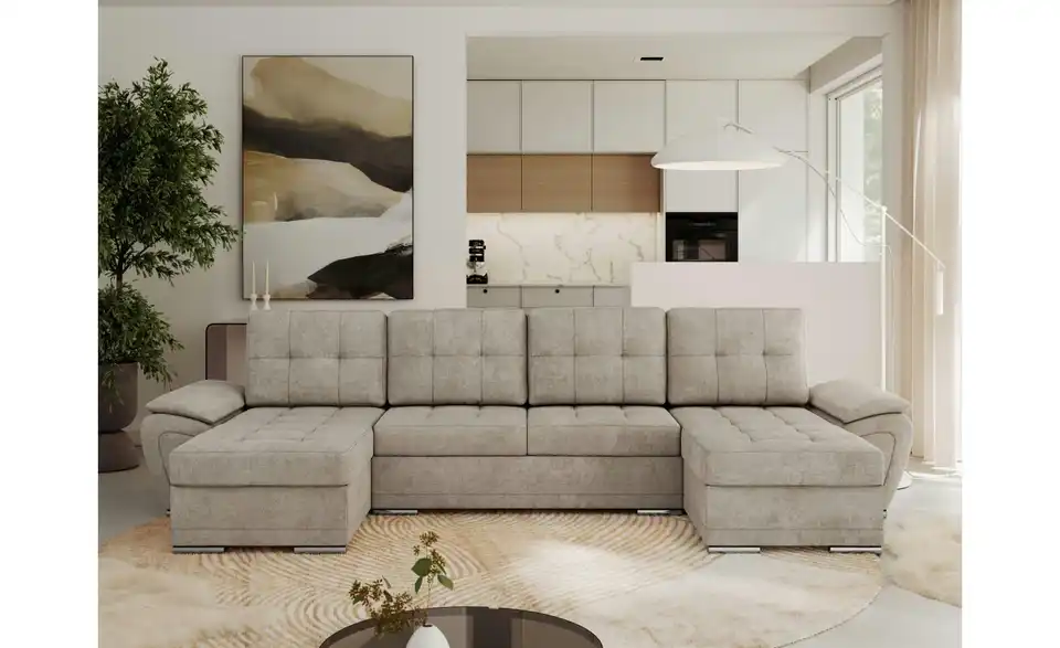 Wohnlandschaft Umbria mit Schlaffunktion, in Wohnsituation