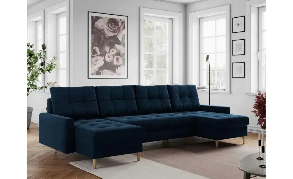 Wohnlandschaft Astra mit Schlaffunktion, in Wohnsituation