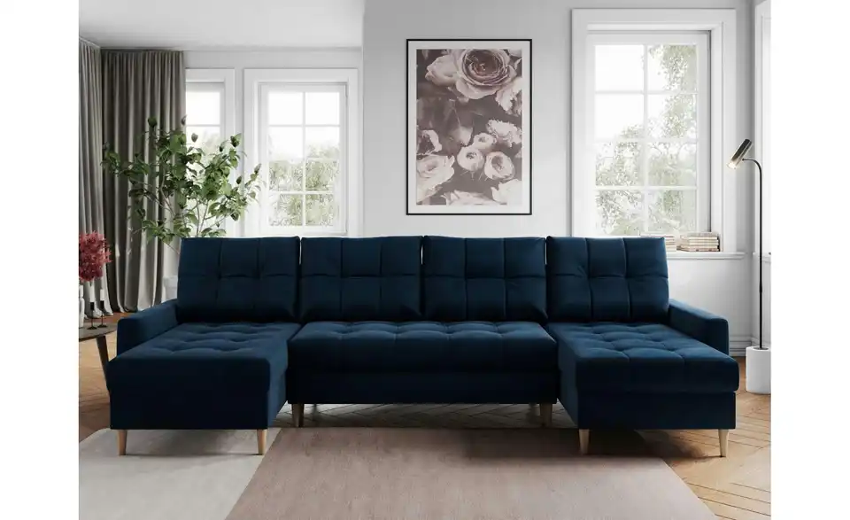 Wohnlandschaft Astra mit Schlaffunktion, in Wohnsituation