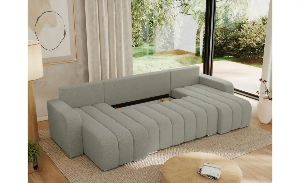 Wohnlandschaft Hellgrau, Funktionsansicht