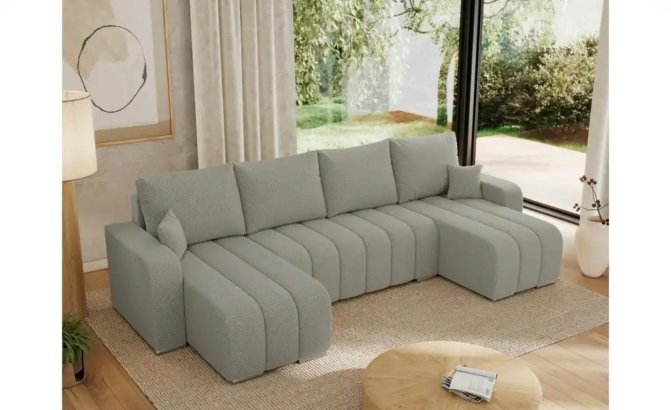 Wohnlandschaft Hellgrau, in Wohnsituation