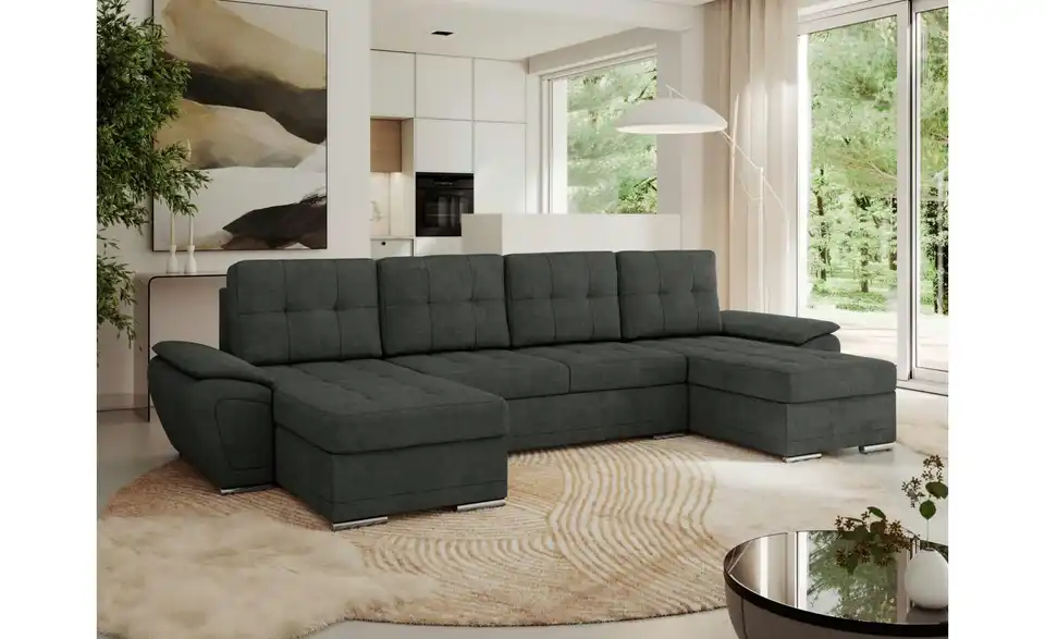 Wohnlandschaft Umbria mit Schlaffunktion, in Wohnsituation