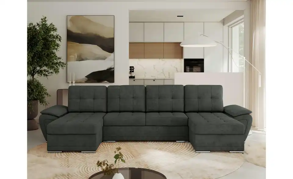 Wohnlandschaft Umbria mit Schlaffunktion, in Wohnsituation