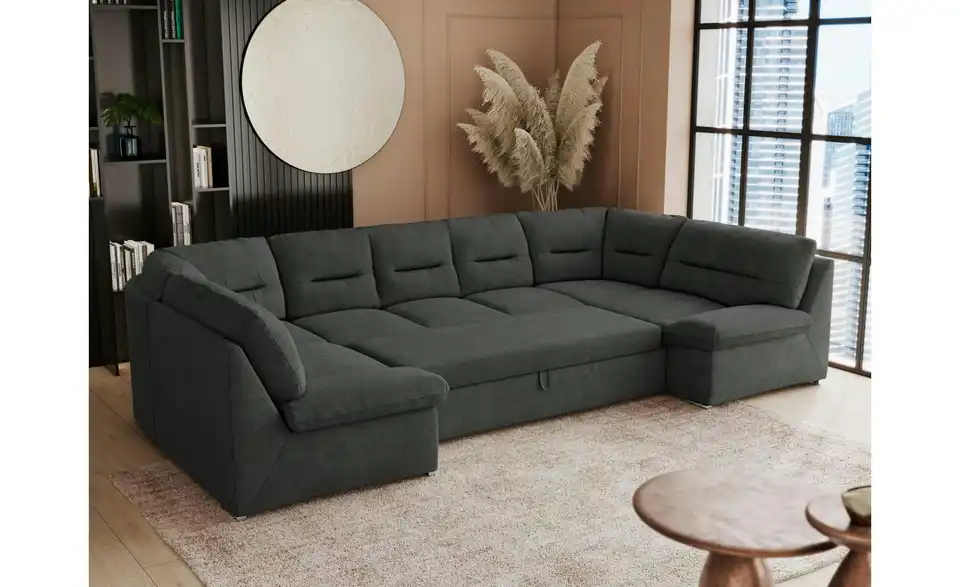 Wohnlandschaft Hellgrau, Funktionsansicht