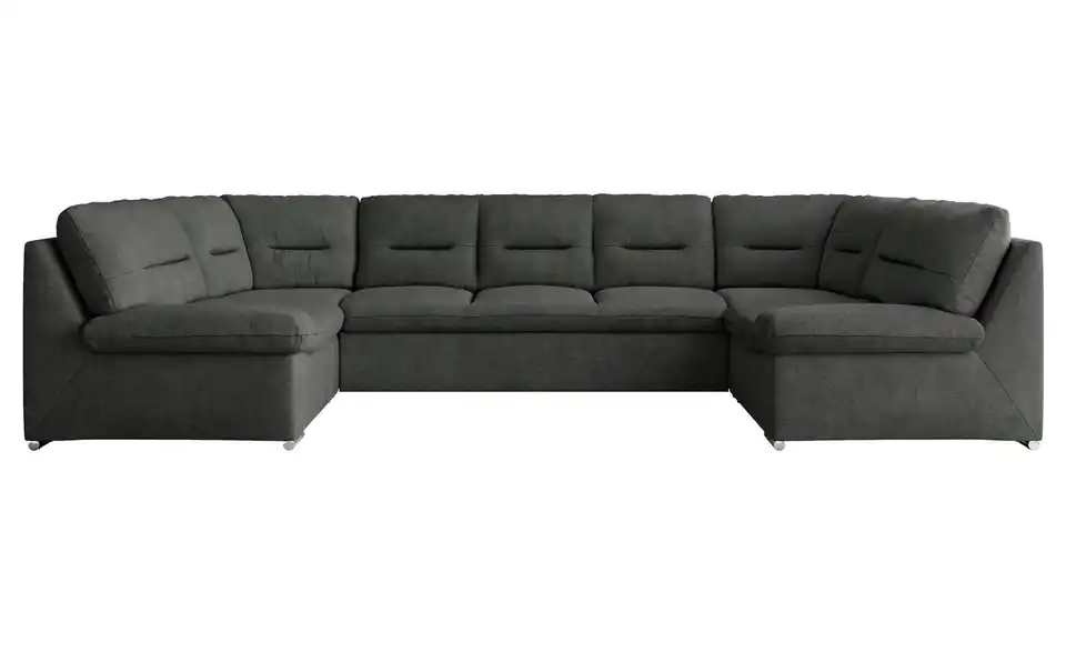 Wohnlandschaft Hellgrau, Frontansicht