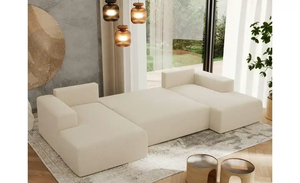 Wohnlandschaft Beige, Funktionsansicht