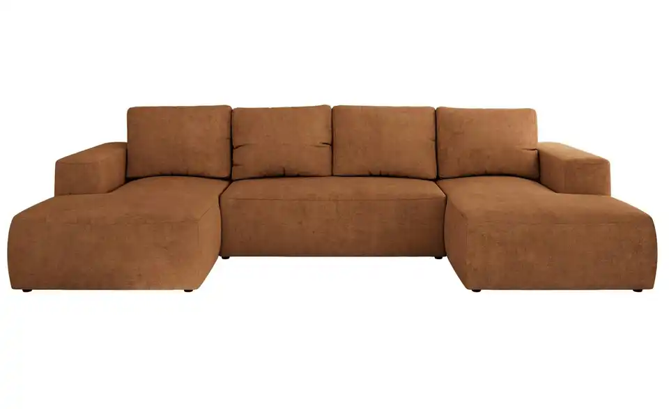 Wohnlandschaft Orange, Frontansicht