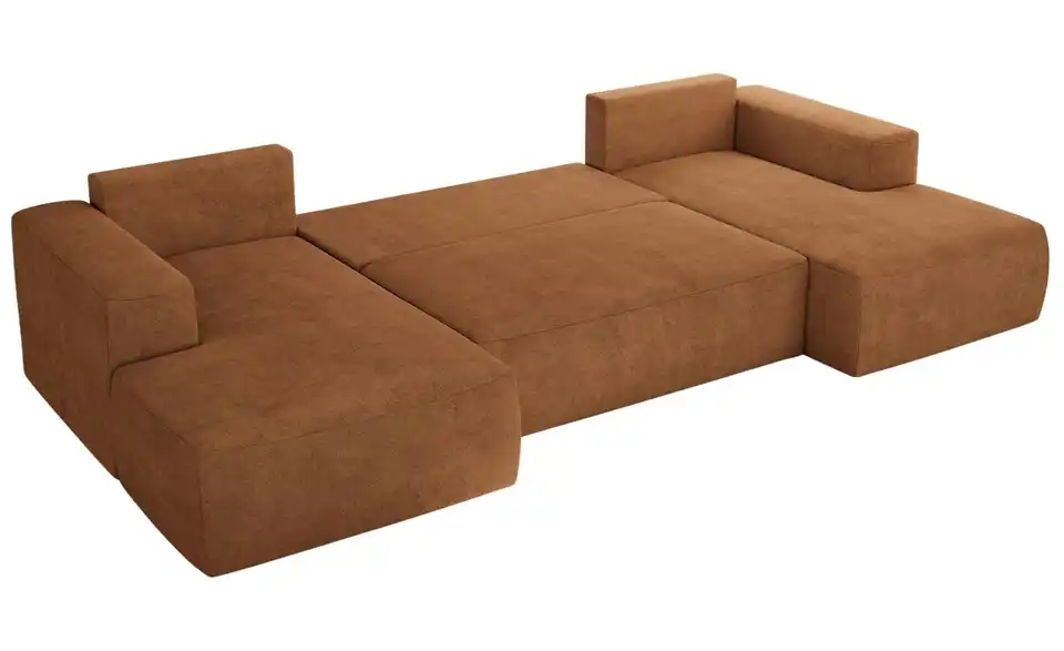 Wohnlandschaft Orange, Detailansicht