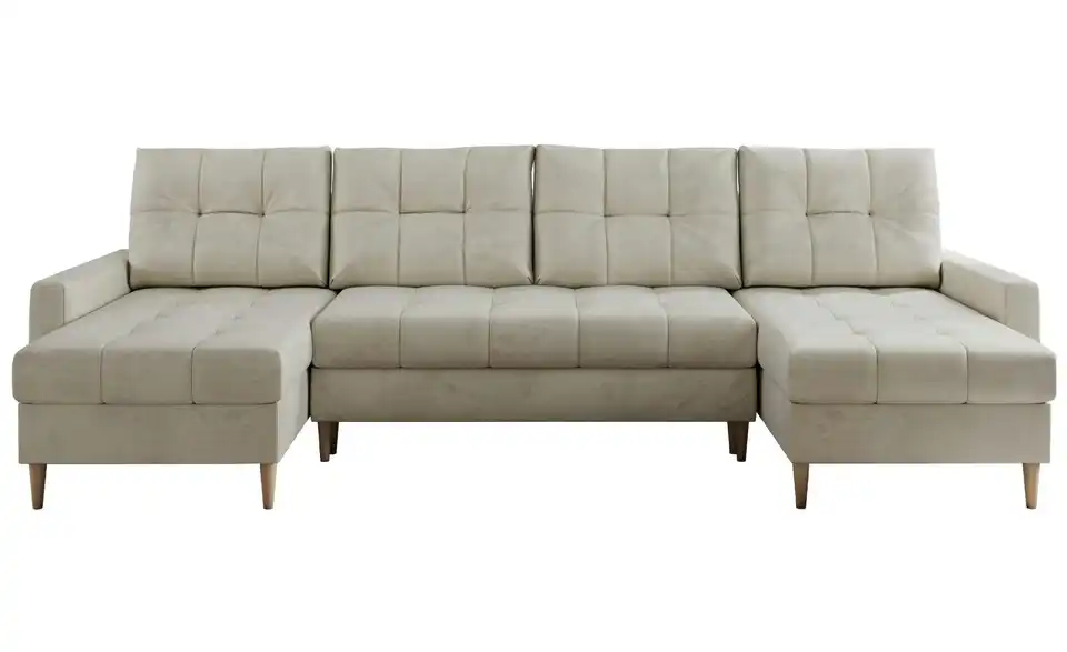 Wohnlandschaft Astra mit Schlaffunktion, Frontansicht