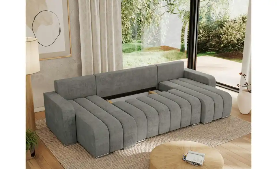 Wohnlandschaft Grau, Funktionsansicht