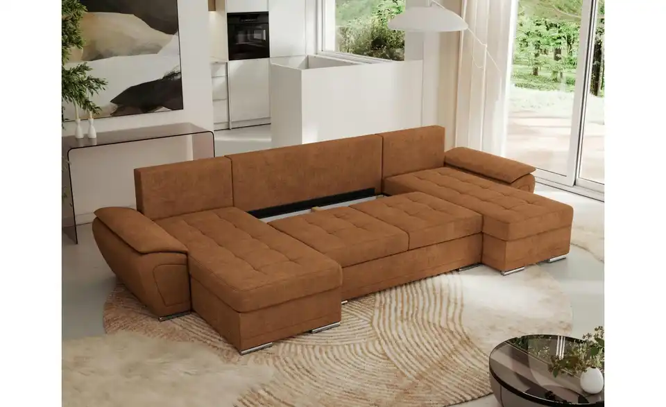 Wohnlandschaft Umbria mit Schlaffunktion, in Wohnsituation