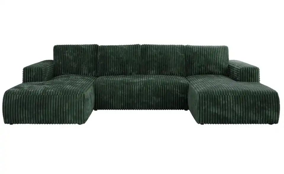 Wohnlandschaft Grün, Frontansicht