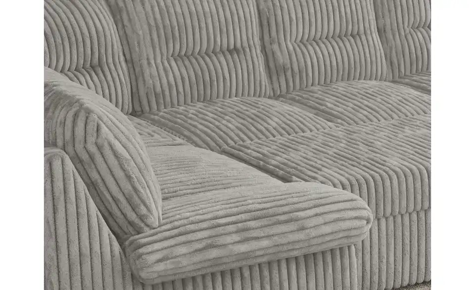 Wohnlandschaft Hellgrau, Detailansicht