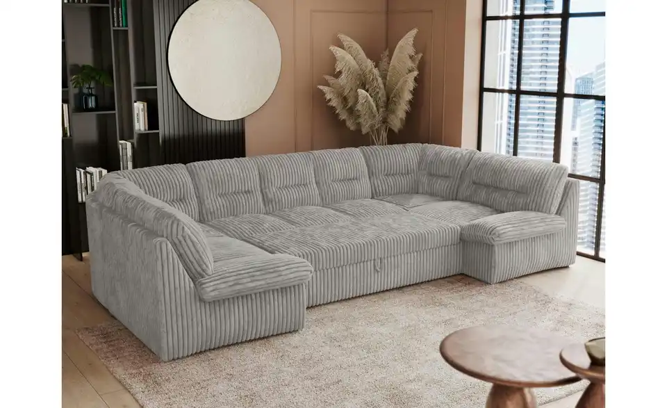 Wohnlandschaft Hellgrau, Funktionsansicht