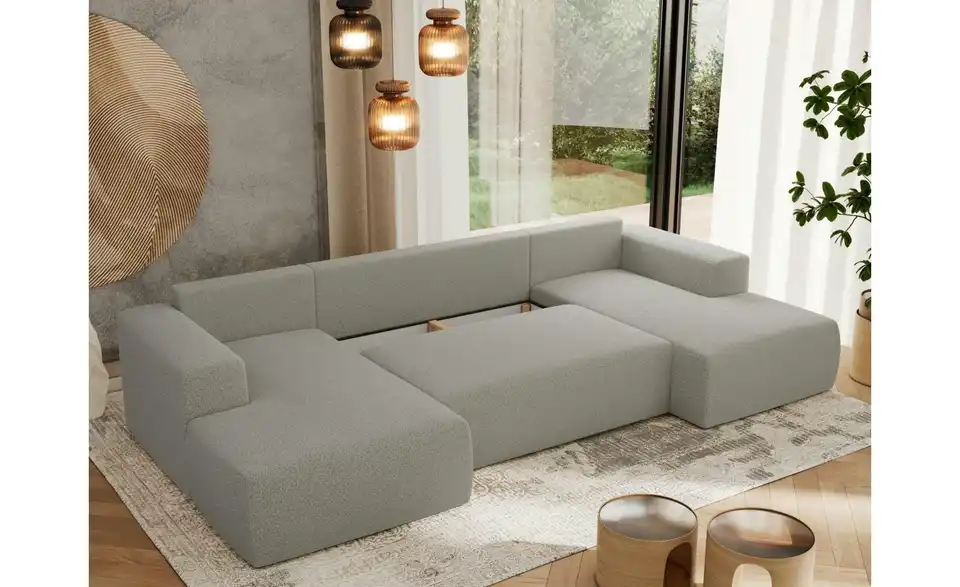 Wohnlandschaft Hellgrau, in Wohnsituation