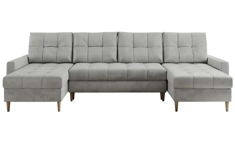 Wohnlandschaft Astra mit Schlaffunktion, Frontansicht