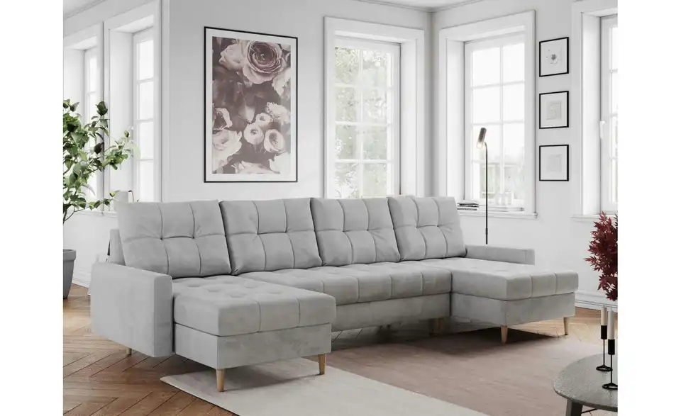 Wohnlandschaft Astra mit Schlaffunktion, in Wohnsituation