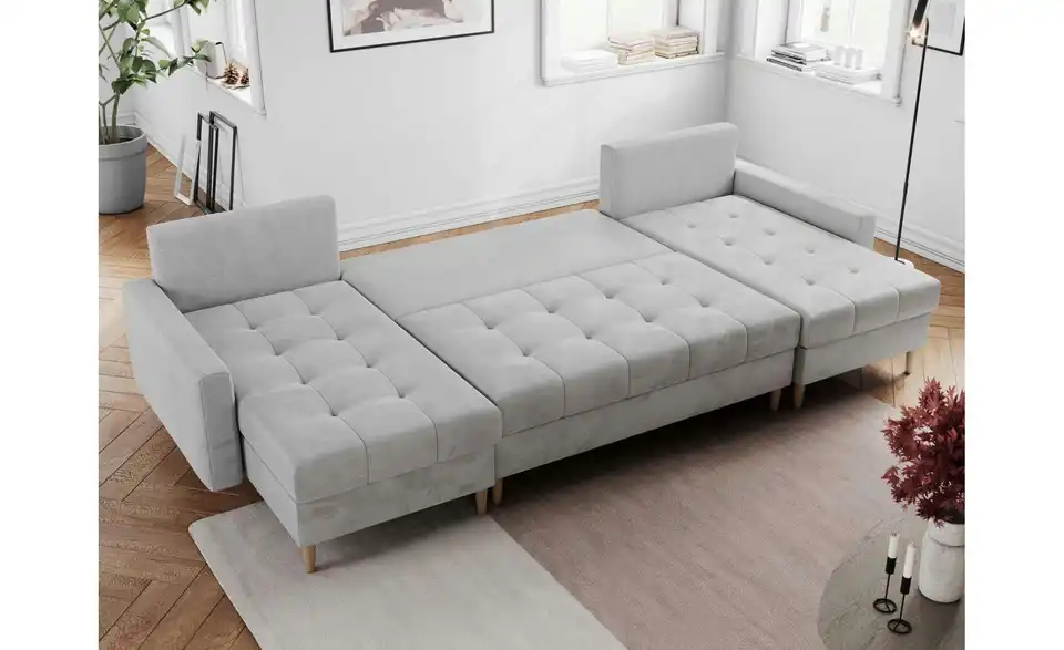 Wohnlandschaft Astra mit Schlaffunktion, in Wohnsituation